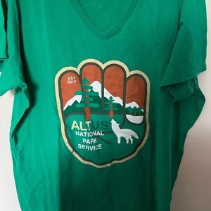 Green National Park Service Women's Tee